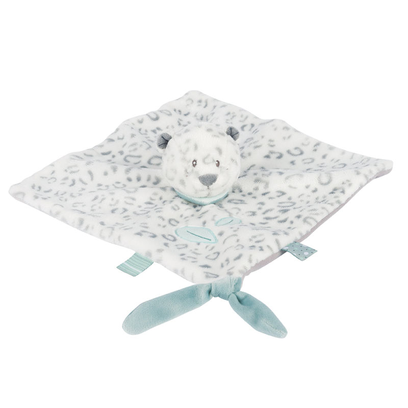  loulou, léa & hippolyte babdy comforter leopard grey white green 